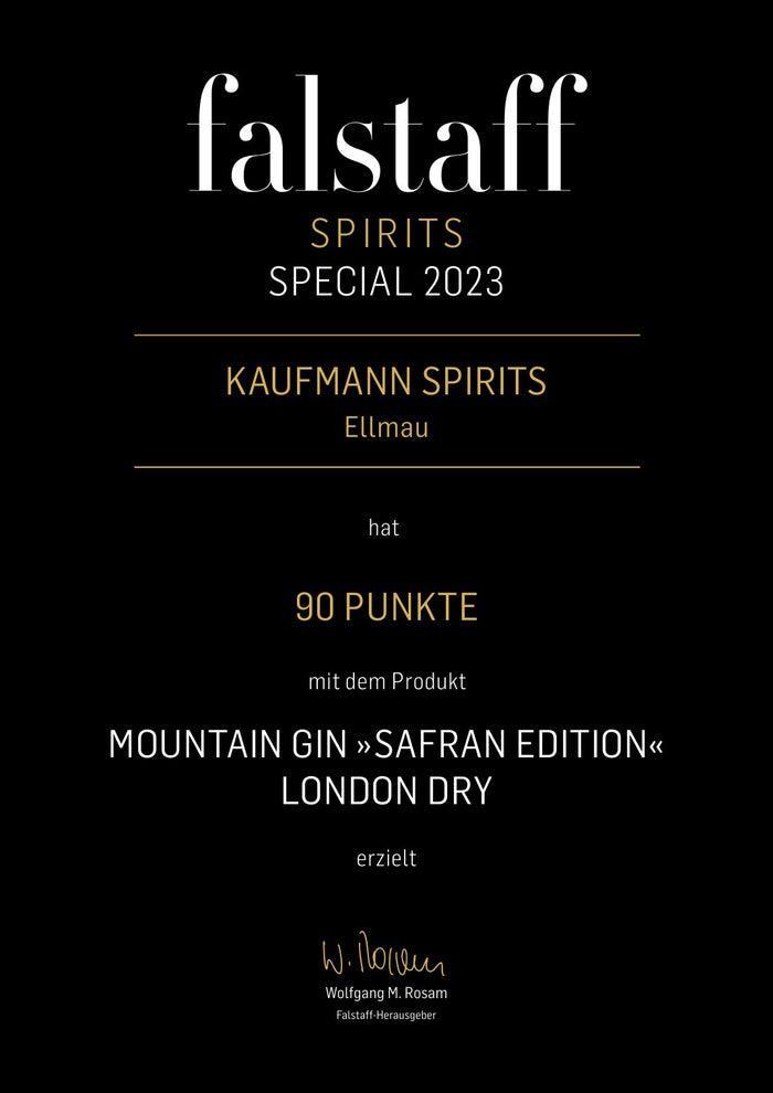 Mountain Gin Safran Edition – London Dry
